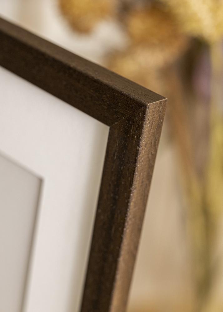 Cadre Brown Wood Verre Acrylique 24x30 inches (60,96x76,2 cm)
