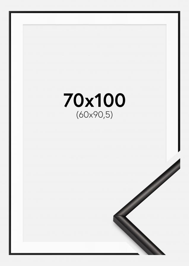 Cadre Scandi Matt Noir 70x100 cm - Passe-partout Blanc 61x91,5 cm