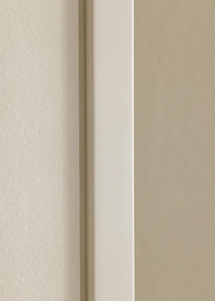 Cadre E-Line Blanc 70x100 cm - Passe-partout Blanc 62x85 cm