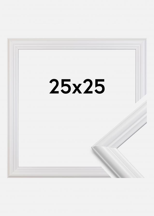Cadre Siljan Verre Acrylique Blanc 25x25 cm