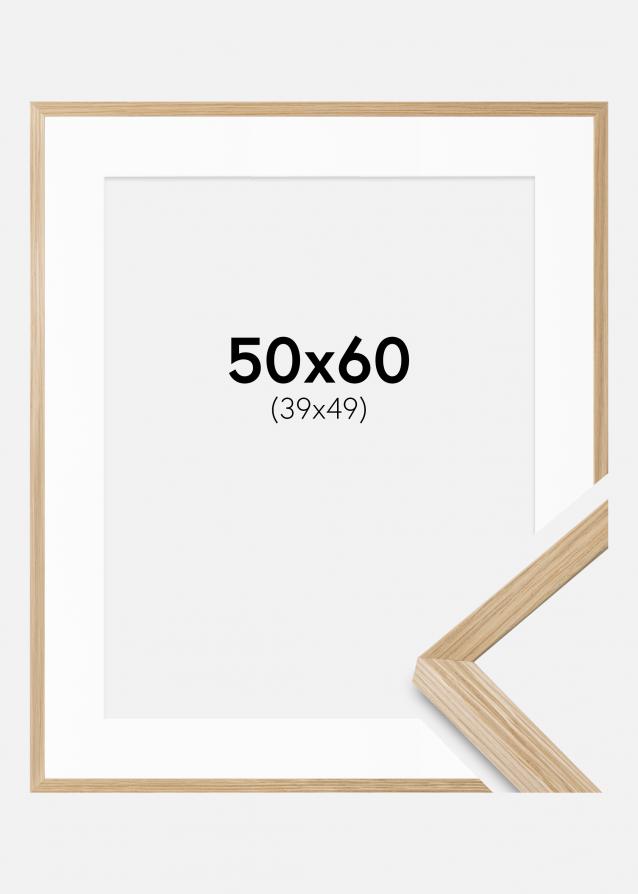 Cadre Soul Oak Veneer 50x60 cm - Passe-partout Blanc 40x50 cm