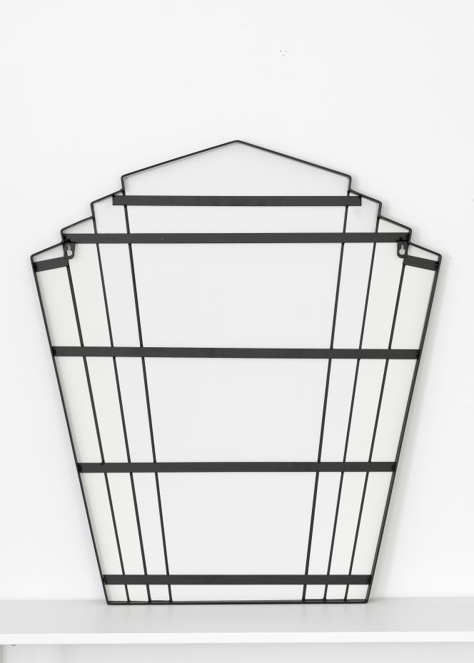KAILA Miroir Fan - Noir 63x70 cm