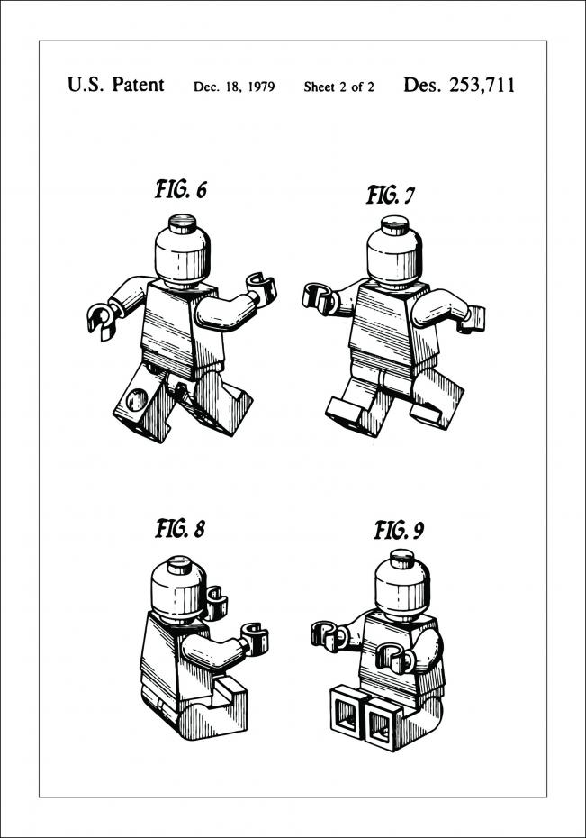 Dessin de brevet - Lego II - Poster