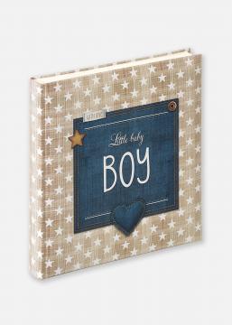 Little Album bb Boy Bleu - 28x30,5 cm (50 pages blanches / 25 feuilles)