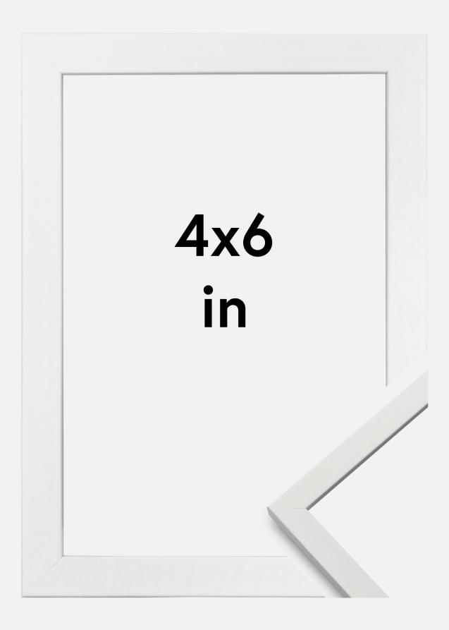 Cadre Edsbyn Verre Acrylique Blanc 4x6 inches (10,16x15,2 cm)