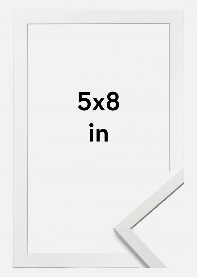 Cadre Edsbyn Verre Acrylique Blanc 5x8 pouces (12,7x20,32 cm)