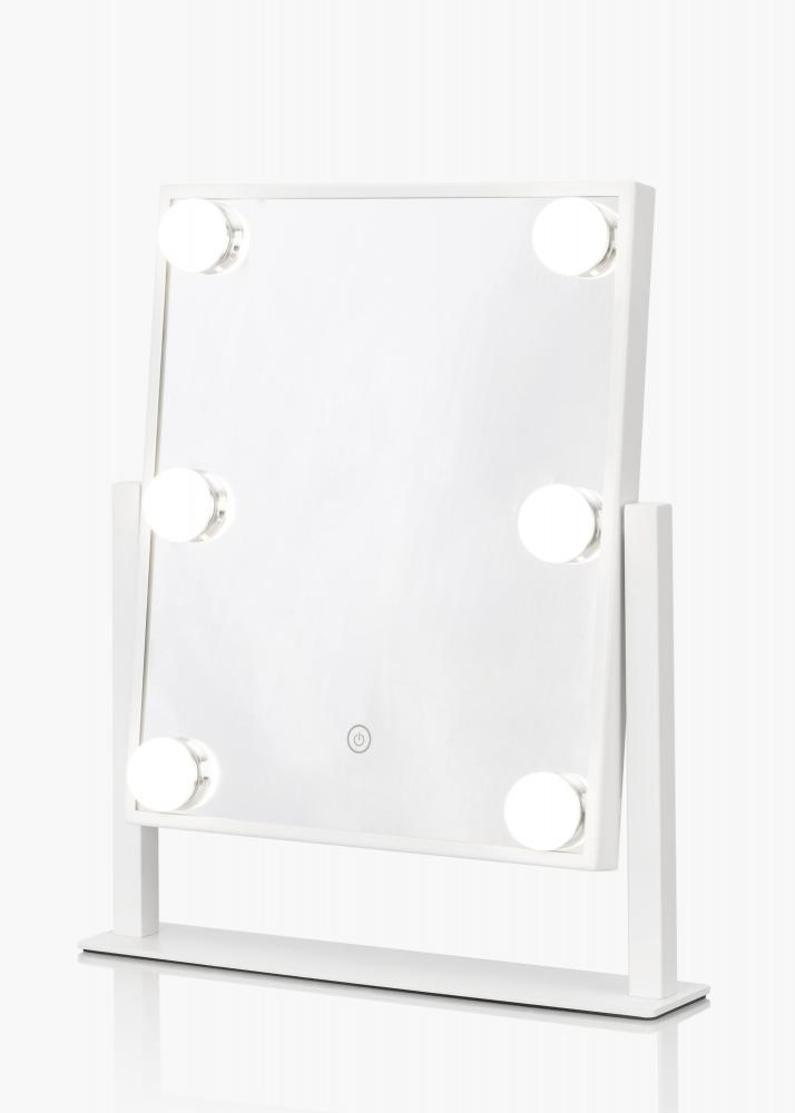 KAILA Miroir de maquillage VII Blanc - 30x36 cm