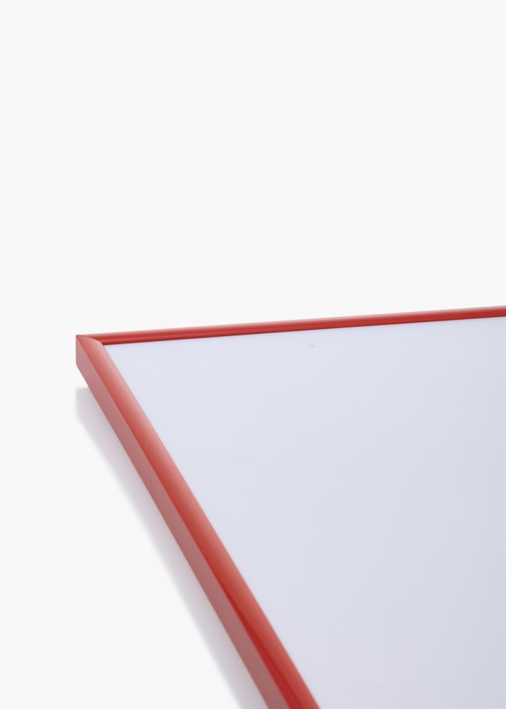 Cadre New Lifestyle Rouge clair 30x40 cm - Passe-partout Blanc 21x29,7 cm