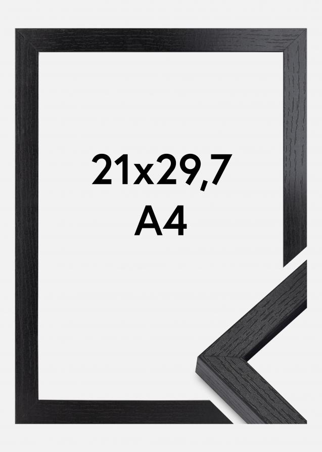 BGA Cadre boîte Verre Acrylique Noir 21x29,7 cm (A4)