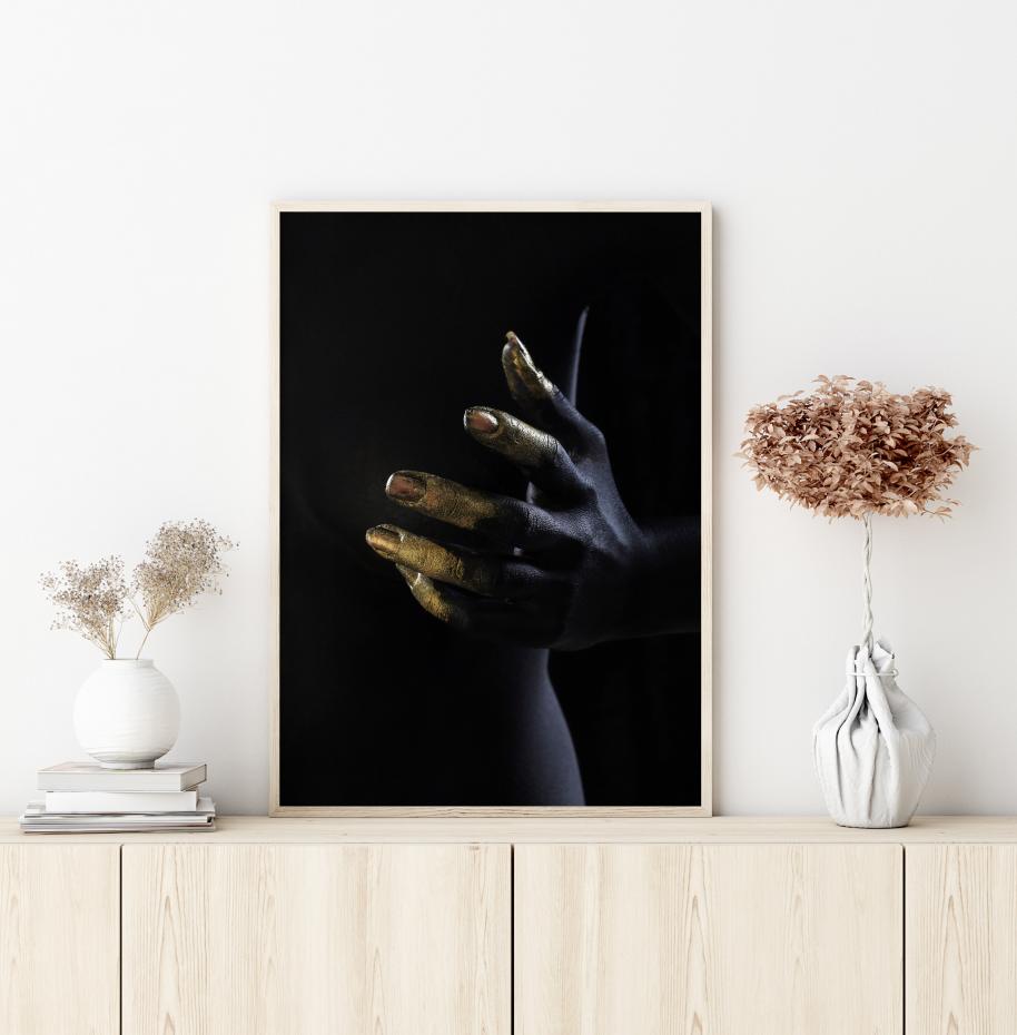 Golden Hands I Poster