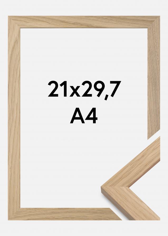 Cadre Oak Wood Verre Acrylique 21x29,7 cm (A4)