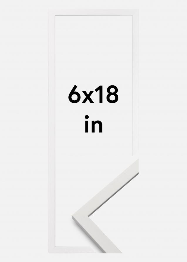 Cadre Edsbyn Verre Acrylique Blanc 6x18 pouces (15,24x45,72 cm)