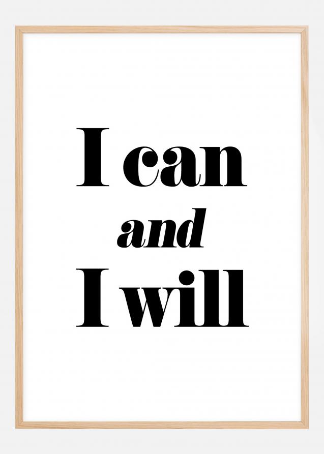 I can and I will Poster