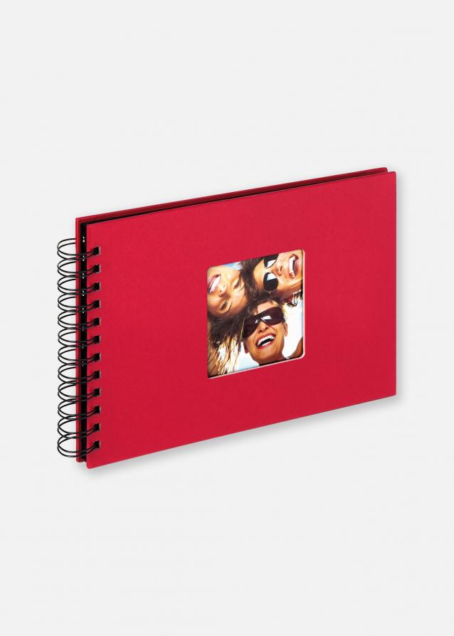 Fun Album spirale Rouge - 23x17 cm (40 pages noires / 20 blad)