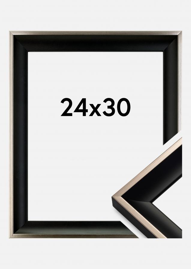 Cadre Öjaren Verre Acrylique Noir-Argent 24x30 cm