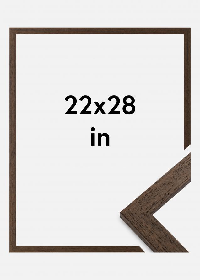 Cadre Brown Wood 22x28 pouces (55,88x71,12 cm)