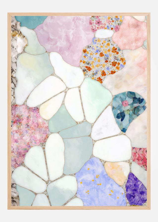 Floral Mosaic Poster