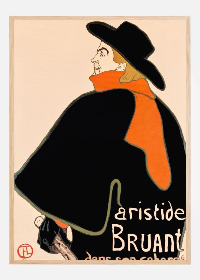 Aristide Bruant In His Cabaret (1893) Poster