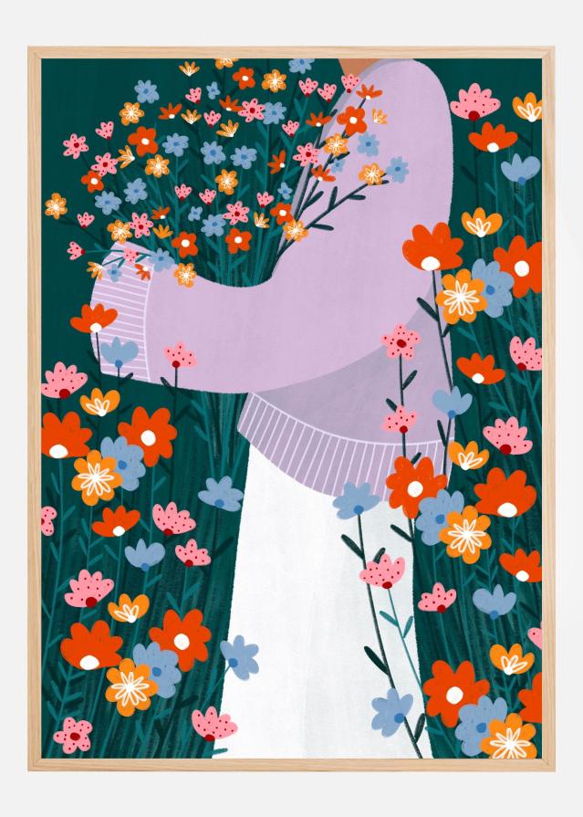 Wildflower Garden Poster