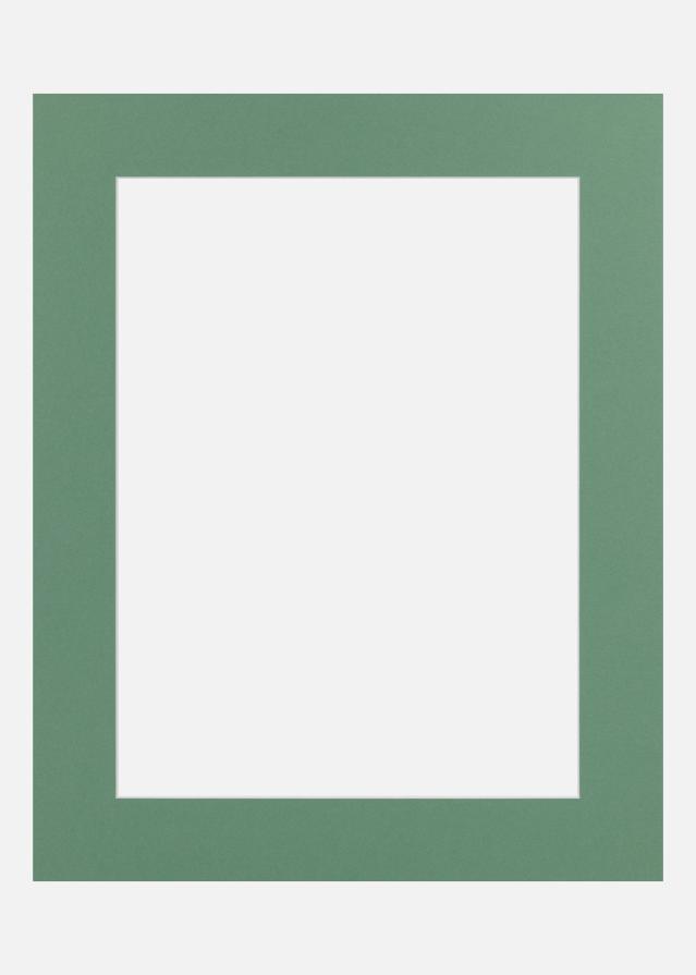 Passe-partout Turf (noyau blanc) 40x50 cm (28,7x41 - A3)