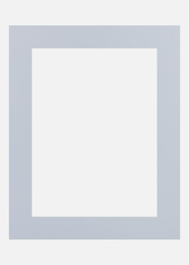 Passe-partout Blue Satin (noyau blanc) A3 29,7x42 cm (19x29)