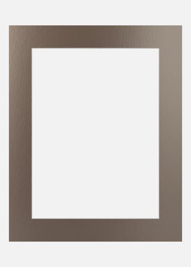 Passe-partout Rose Platinum Metal (noyau blanc) 24x30 cm (17x23)