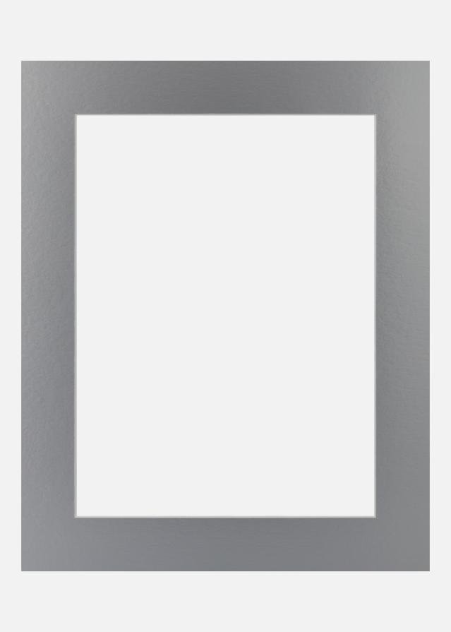 Passe-partout Silver Star Metal (noyau blanc) 20x20 cm (14x14)