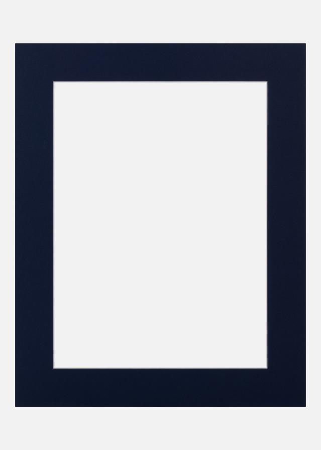 Passe-partout Deep Blue (noyau blanc) 50x70 cm (41x58,4 - A2)