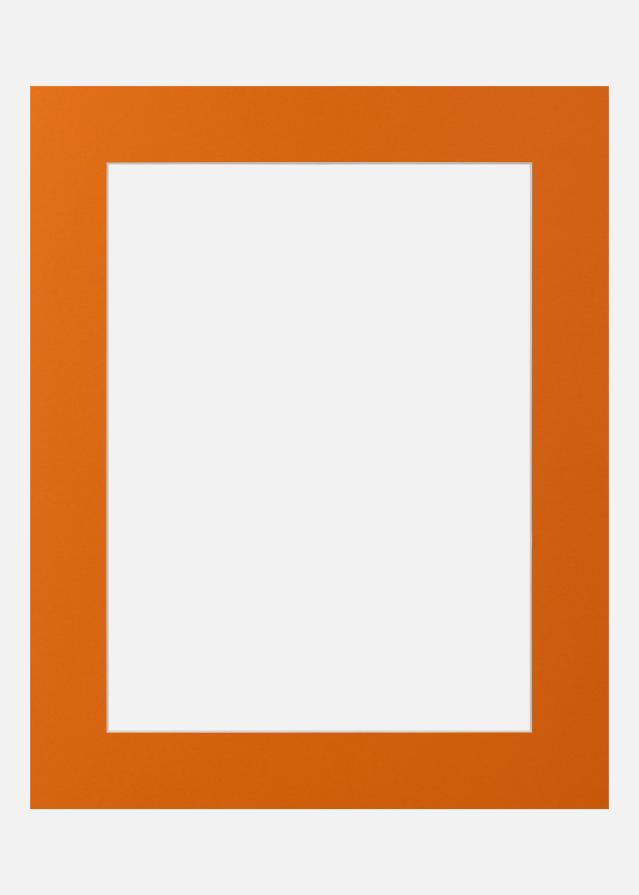 Passe-partout Blaze Orange (noyau blanc) 15x20 cm (9x14)