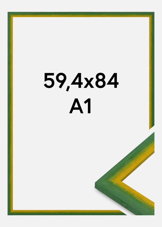 Cadre Cornwall Verre Acrylique Vert 59,4x84 cm (A1)