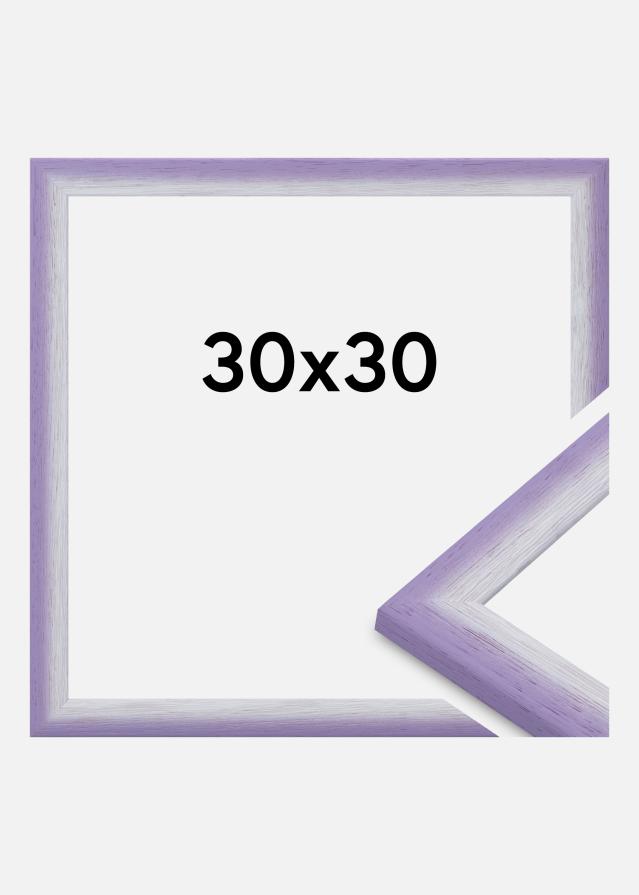 Cadre Cornwall Verre Acrylique Lilas Clair 30x30 cm
