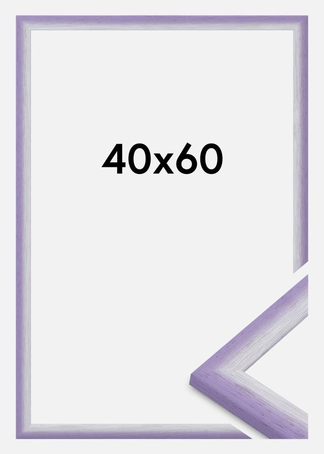 Cadre Cornwall Verre Acrylique Lilas Clair 40x60 cm