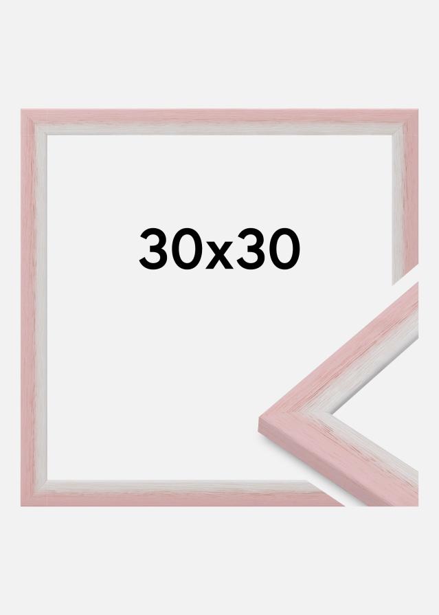 Cadre Cornwall Verre Acrylique Rose 30x30 cm