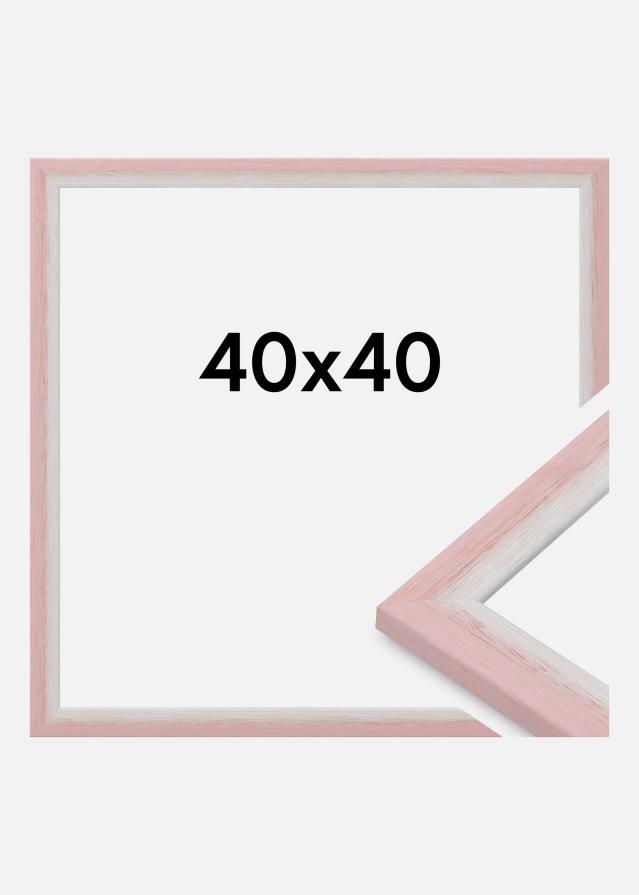Cadre Cornwall Verre Acrylique Rose 40x40 cm
