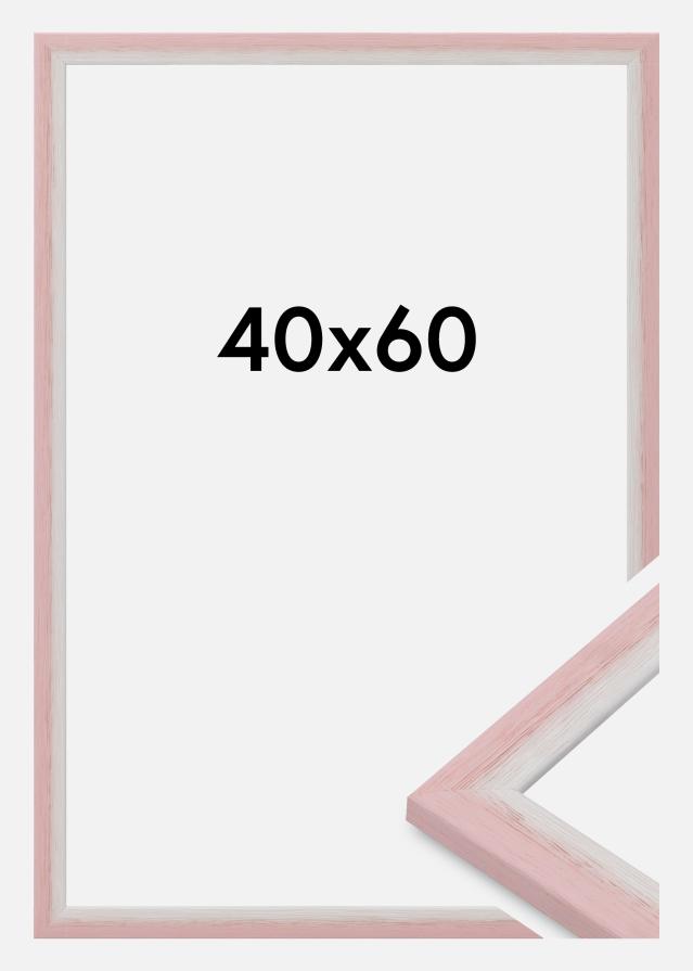 Cadre Cornwall Verre Acrylique Rose 40x60 cm
