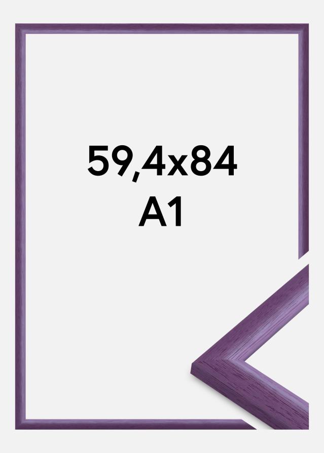 Cadre Cornwall Verre Acrylique Violet 59,4x84 cm (A1)