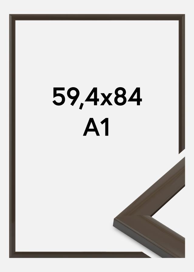 Cadre Dorset Verre Acrylique Gris Foncé 59,4x84 cm (A1)