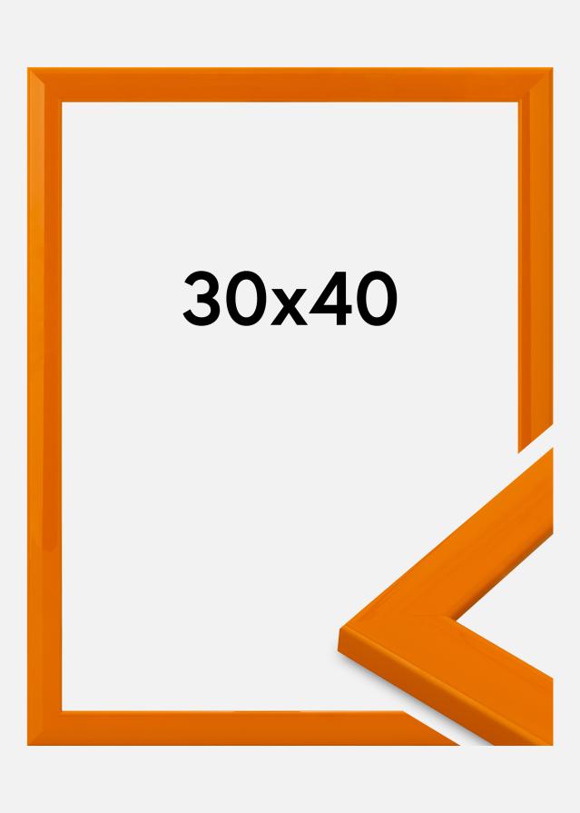 Cadre Dorset Verre Acrylique Orange 30x40 cm
