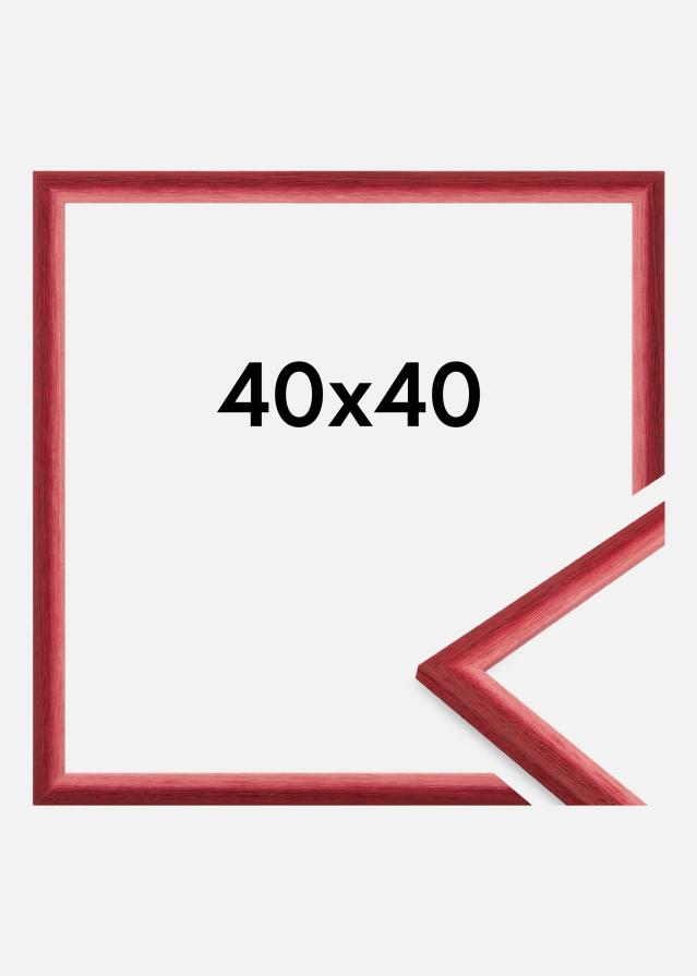 Cadre Cornwall Verre Acrylique Rouge Foncé 40x40 cm