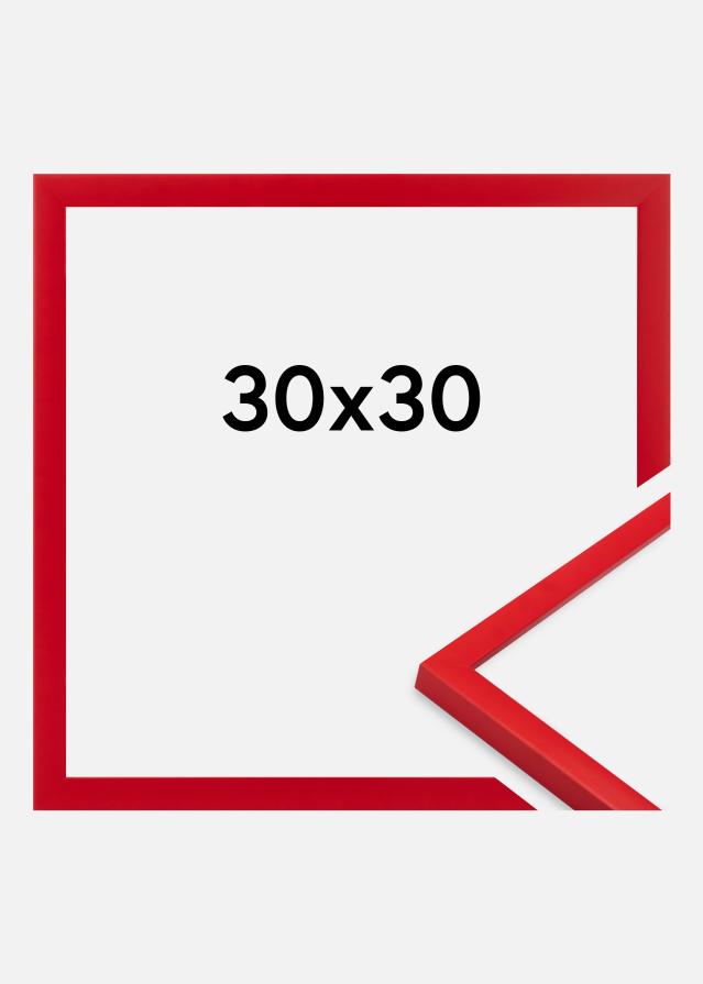 Cadre Kent Verre Acrylique Rouge 30x30 cm