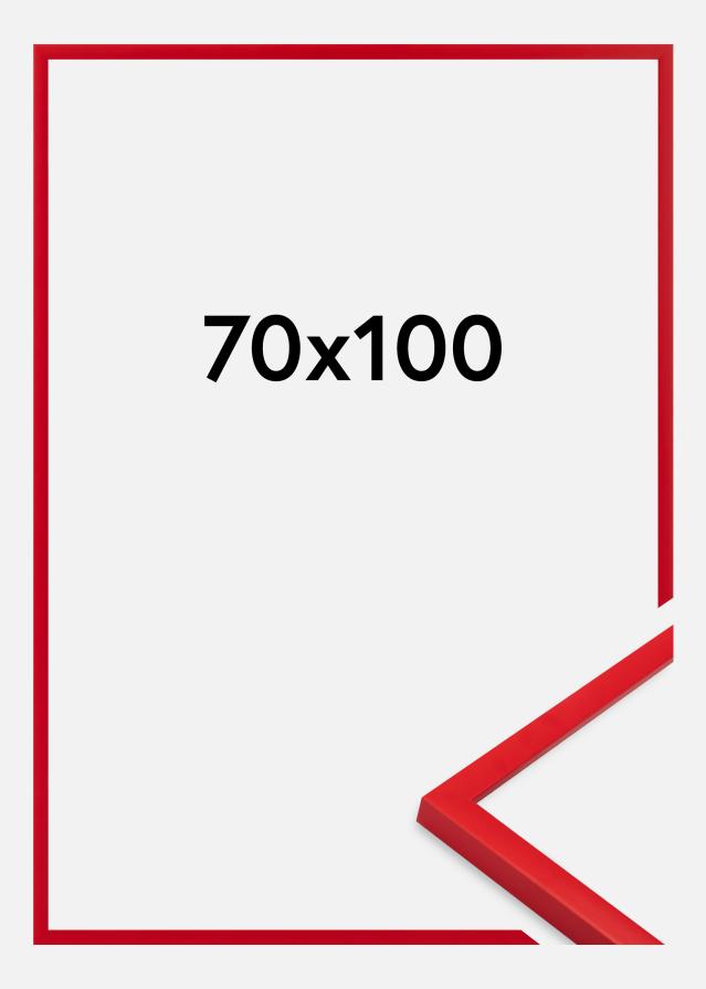 Cadre Kent Verre Acrylique Rouge 70x100 cm