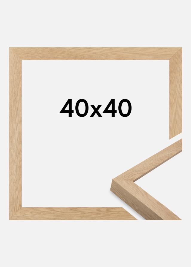 Cadre Wells Verre Acrylique Chêne 40x40 cm