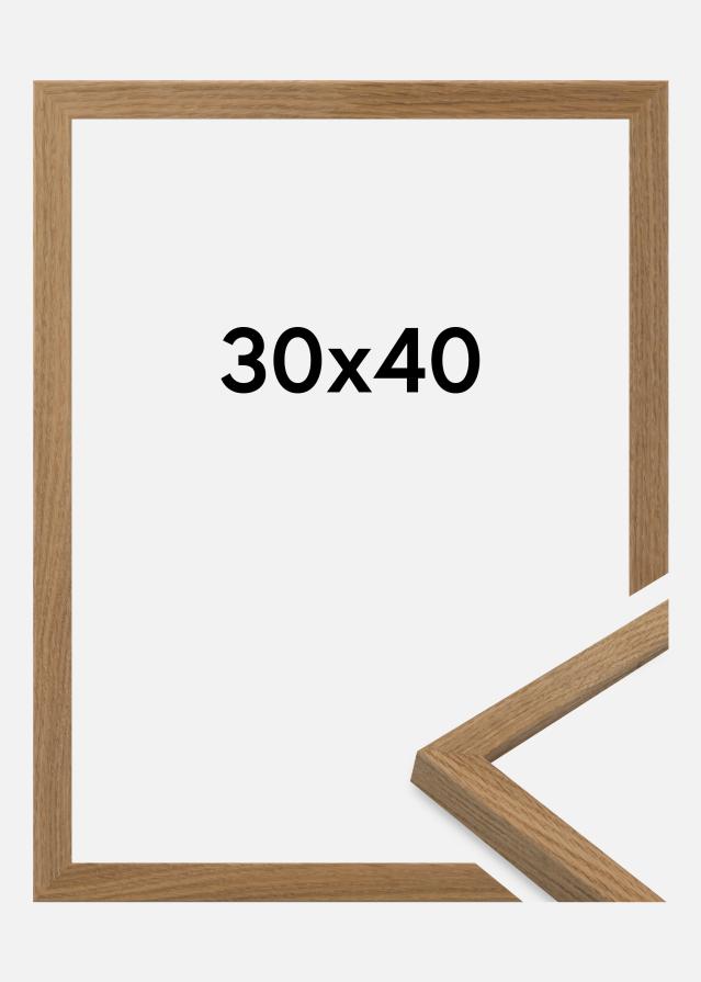Cadre Salisbury Verre Acrylique Chêne 30x40 cm