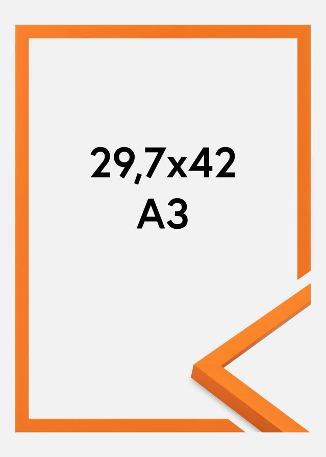 Cadre Kent Verre Acrylique Orange 29,7x42 cm (A3)