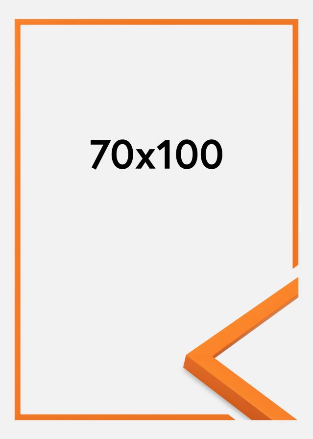 Cadre Kent Verre Acrylique Orange 70x100 cm