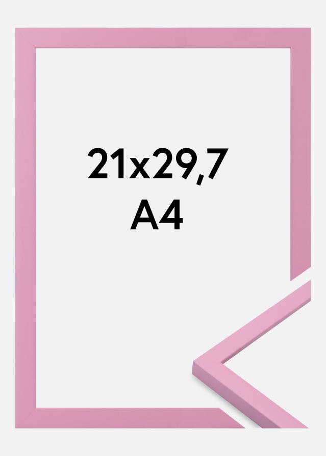Cadre Kent Verre Acrylique Rose 21x29,7 cm (A4)