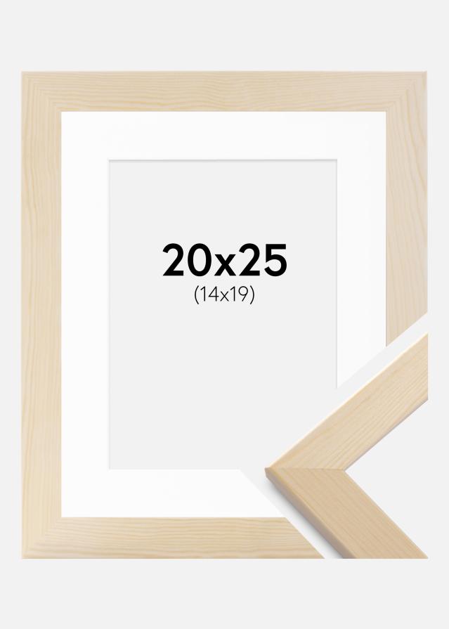 Cadre Trendline Nature 20x25 cm - Passe-partout Blanc 15x20 cm