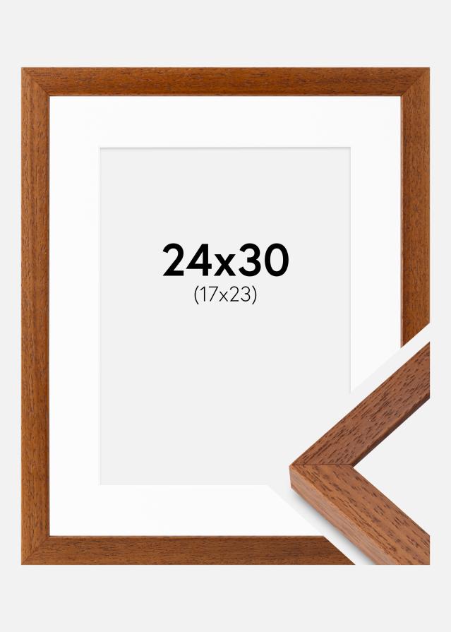 Cadre Hermes Livre 24x30 cm - Passe-partout Blanc 18x24 cm