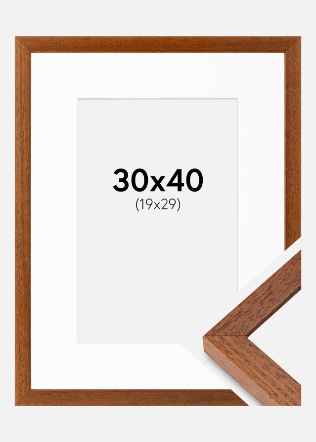 Cadre Hermes Livre 30x40 cm - Passe-partout Blanc 20x30 cm