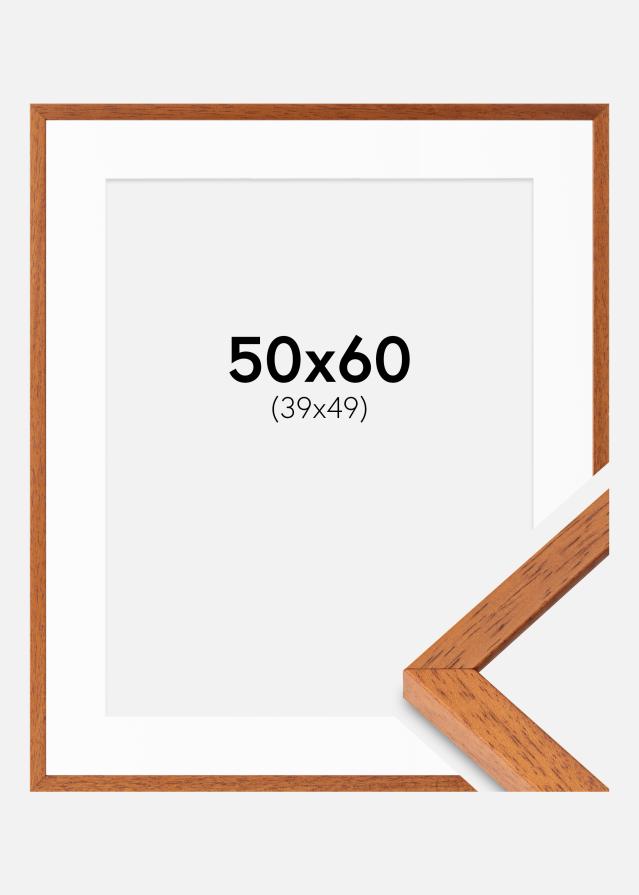 Cadre Ares Cerise 50x60 cm - Passe-partout Blanc 40x50 cm